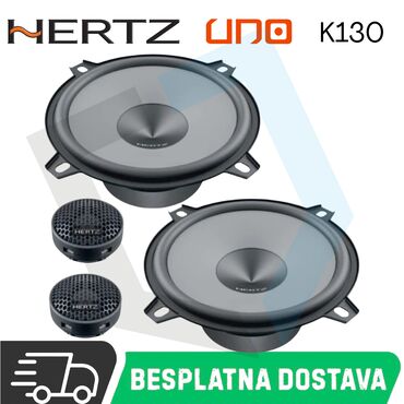 Ostala auto elektronika: Hertz Uno K 130 sistem ima 24 mm (0.9ˈ) membranu Neodimijum — 11