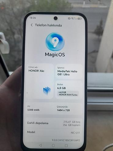 honor x6 qiyməti: Honor X6c, 256 GB, rəng - Ağ — 3