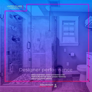 Душевые перегородки и ограждения: Изготовление душевых перегородок на заказ по вашим размерам! Наша — 4