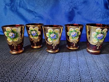 arkopal cinije: Casice Bohemija rucni rad 1950 do 1970 god.za zestoko pice. Casice — 6