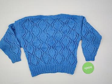 sweter w serca h: Hand Knitted, Sweter damski, rozmiar M — 3