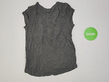 bluzki basic z dekoltem v: T-shirt damski, rozmiar S — 3