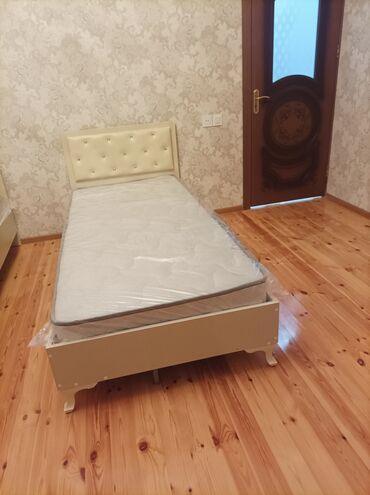 кровать: Birnəfərlik, Pulsuz matras, Türkiyə, Sadə laminat