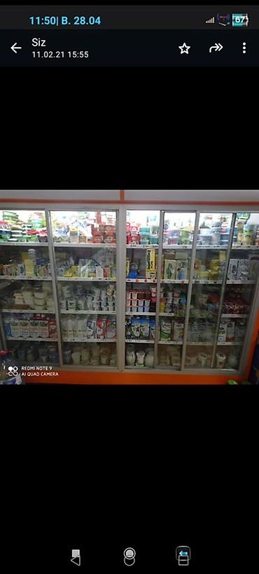 Soyuducu avadanlığı: Şüşə qapılı, çoxgözlü kommersiya soyuducu vitrini - Tip: market və — 1