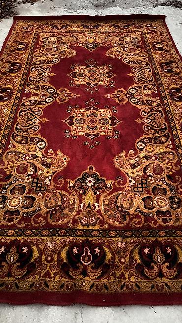 Ковры и паласы: Ковер Б/у, Советский, 250 * 350, Шерсть, Сделано в Кыргызстане, Безналичная/наличная оплата — 7