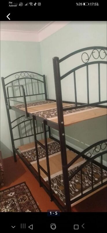 Sifarişlə çarpayılar: Birnəfərlik, Bazasız, Ödənişli matras, Siyirməsiz, Ukrayna, Metal — 29