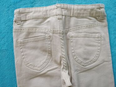 Pantalone: HM pantalone bež za devojčice Veličina 4-5god 110 cm Čist pamuk sa — 6