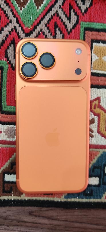 IPhone 17 Pro Max, 256 GB, Narıncı, Barmaq izi, Face ID, Simsiz şarj