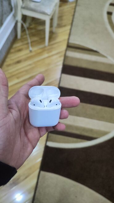 mikro: Simsiz (Bluetooth) İşlənmiş Qulaqcıqlar Apple, rəng - Ağ