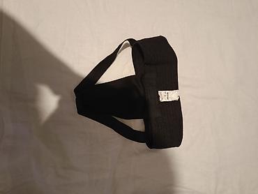 kişi plaşları trenc: - Məhsul: Kişilər üçün idmançı suspensoru (jockstrap), qara rəng. - — 1