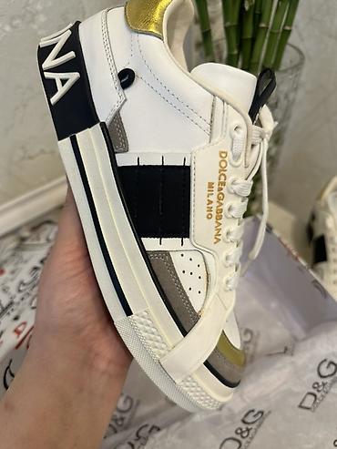 кроссовки: Кроссовки, 38.5, 39, Dolce & Gabbana, Новый, цвет - Белый, Самовывоз — 4