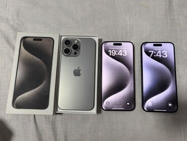 редми 13 чехол: IPhone 15 Pro Max, Колдонулган, 256 ГБ, Natural Titanium, Каптама, Куту, 92 %