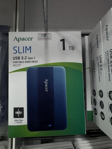 ssd 120: Xarici Sərt disk (HDD) 1 TB, Yeni