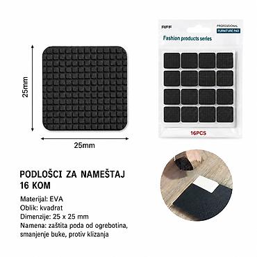 KMT EVA tepih za noge stola 2208196 Praktični samolepljivi podlošci