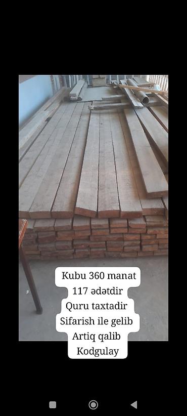 taxta yonqarı: Taxta materialları – quru taxta lövhələr - Miqdar: 117 ədəd - — 1