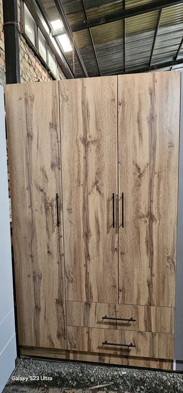 Шифоньеры: Шифоньер, Новый, Прямой, цвет - Белый, ЛДСП — 6