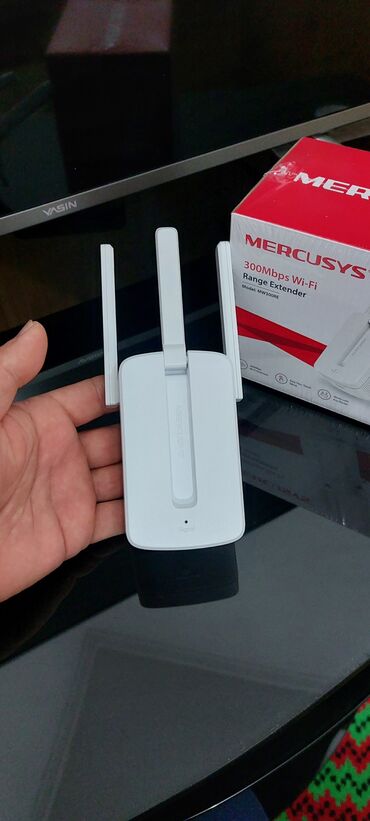 пассивное сетевое оборудование ethernet rj45: Mercusys мощный wi-fi усилитель 300 мегабит в секунду! Новая без