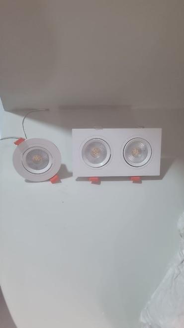Gömülü LED spot işıq fixturaları - Modellər: tək yuvarlaq spot və