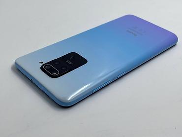 note 14: Redmi, Redmi Note 9, Б/у, 64 ГБ, цвет - Голубой, 2 SIM — 3