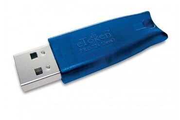komplektujushhie dlja pk: Электронный USB-ключ eToken PRO (Java) 72K, новый. Чип токена Atmel