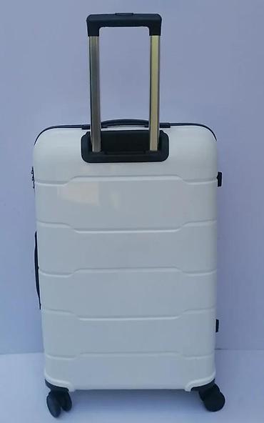 Putni koferi i torbe: Set kofera – 3 komada, beli, tvrda školjka - Tvrdi ABS/PC tip kofera — 12