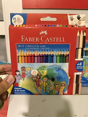 3 d kalemi: Faber-Castell Colour Grip rəngli karandaş dəsti – “Children of the — 1