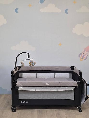 Manejlər: 🍼 Burbay P1002 Yataq Maneji – Yuxu və Oyun Üçün İdeal Məkan! 👶 — 4