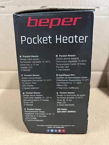 Kaloriferi: Beper Pocket Heater – kompaktni grejač na struju (350 W) - Direktno — 5