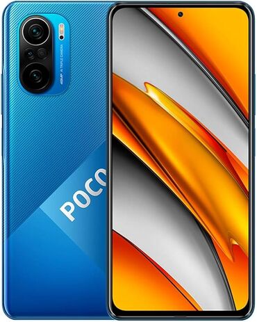 Poco: Poco F3, 128 GB, rəng - Mavi, Sensor, Barmaq izi, Face ID