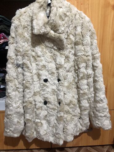 štrikanje prsluka: M (EU 38), Faux fur, color - Beige