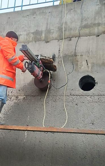 Beton işləri: Beton kesen beton deşen beton kesimi beton deşimi betonlarin kesilmesi — 2