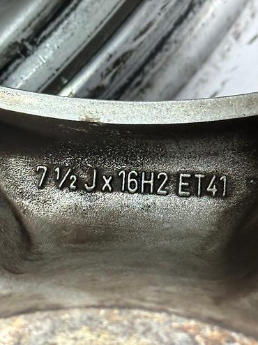 mekab: Литые Диски R 16 Mercedes-Benz, Комплект, отверстий - 5, Б/у — 4