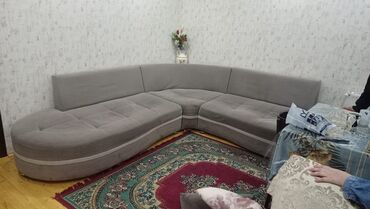 mebel shkaf: Угловой диван, Б/у, Нераскладной, Без подьемного механизма, Ткань, Нет доставки