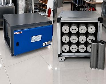 plastik ayna qapi: Elektrostatik Filter – Yağ, tüstü və his hissəciklərini yüksək — 1