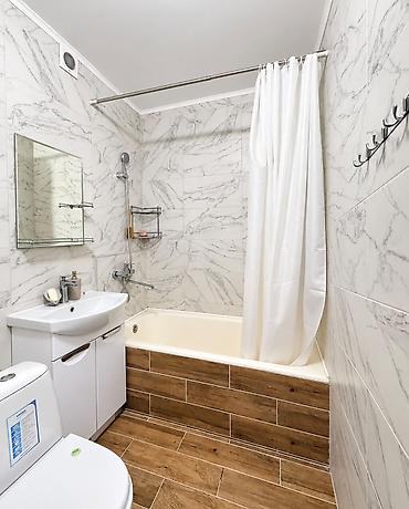 Продажа квартир: 1 комната, 34 м², Кок-Жар мкр 104 серия, 6 этаж, Дизайнерский ремонт — 6