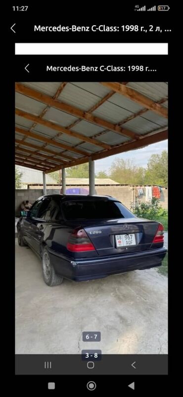 спидометр на спринтер: Mercedes-Benz C-Class: 1998 г., 2 л, Автомат, Седан