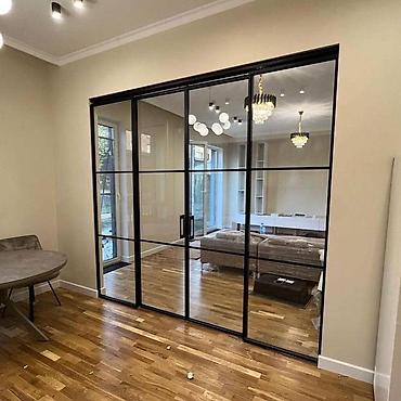 Стеклянные двери на заказ: LOFT ПЕРЕГОРОДКИ ▪️Loft перегородки в интерьере являются ТОПовым — 5