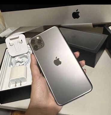 ıphone 12 pro max: IPhone 11 Pro, 256 GB, Space Gray, Zəmanət, Face ID, Sənədlərlə
