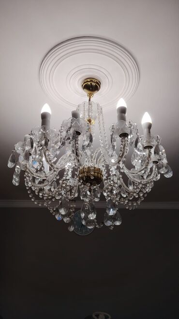 Çilçıraqlar: Çılçıraq, 10 və daha çox lampa, Xrustal