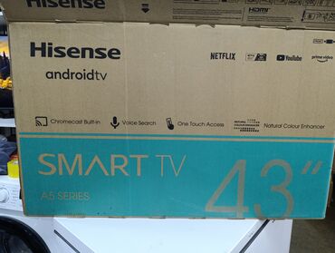телевизор 43: Срочная акция Телевизоры Hisense 43 android диоганаль 110см высота 55