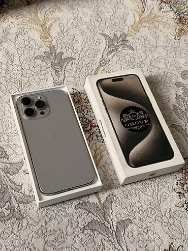 Apple iPhone: IPhone 15 Pro Max, Б/у, 256 ГБ, Natural Titanium, Коробка, 89 % — 4