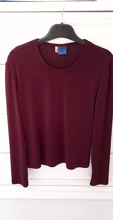 bluza playboya: Lot - 2 bordo majice velicine S/XS Nova Bershka burgundi bodi-majica/ — 8