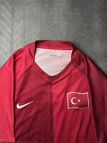 Futbolkalar: Futbolka, Nike, L, rəng - Qırmızı — 3