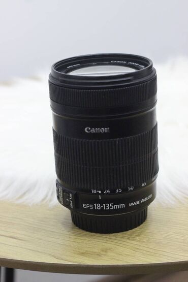 Obyektivlər və filtrləri: Canon 18-135mm STM Lens ideal veziyyetdedir Cox az istifade olunubdur