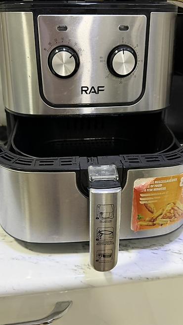 Техника для кухни: RAF hava fritözü – 8.0L kapasite - Paslanmayan poladdan korpus — 4