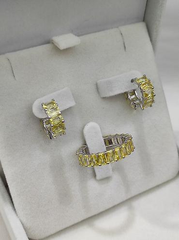 Серебряные наборы украшений: Серебро 925 пробы Размеры имеются Цена 3500 сом Можете — 8