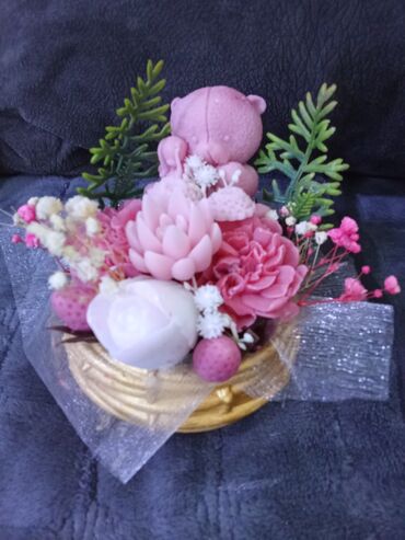 jastuk za klupe: Artificial flower, color - Blue, New