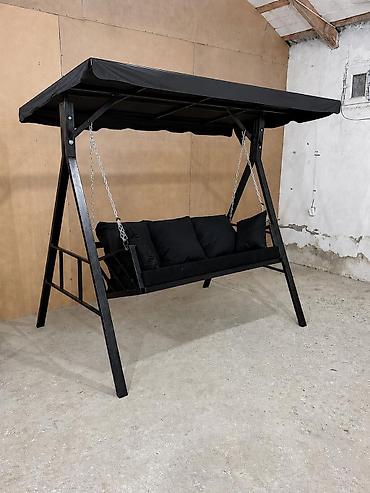 carpayı iki nəfərlik: Yeni, Divan-yelləncək, Zontikli, Metal — 2