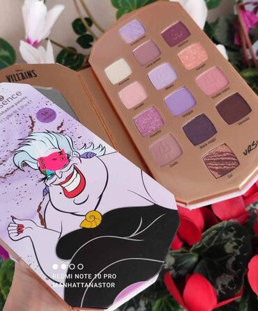 paleta glam up farmasi: Disney paleta senki Ursula iz male sirene.Prelepe boje u bajkovitom