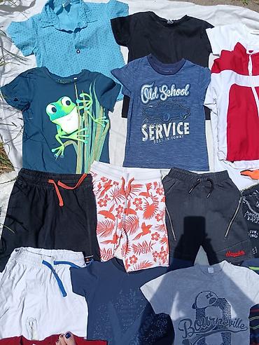 patike do 5000 dinara: Veliki paket dečije garderobe za dečaka (otprilike 4–5 god preko 40 — 6